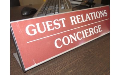 Guest relations, conciergerie, réception: Quelle différence?